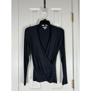 Pure Collection Womens Grey Blouse Size Small